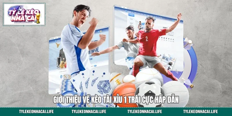 Giới thiệu về kèo Tài Xỉu 1 trái cực hấp dẫn