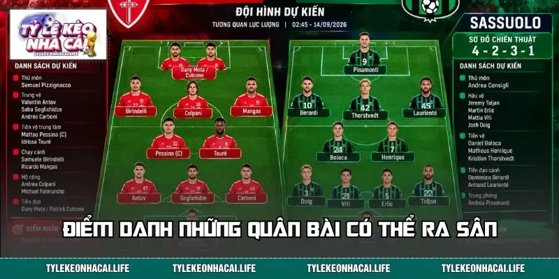 Điểm danh những quân bài có thể ra sân