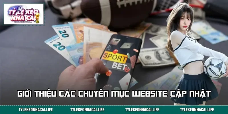 Các thông tin mà trang web cập nhật thường xuyên